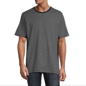 Bugatchi Men’s Striped Cotton T-Shirt XL